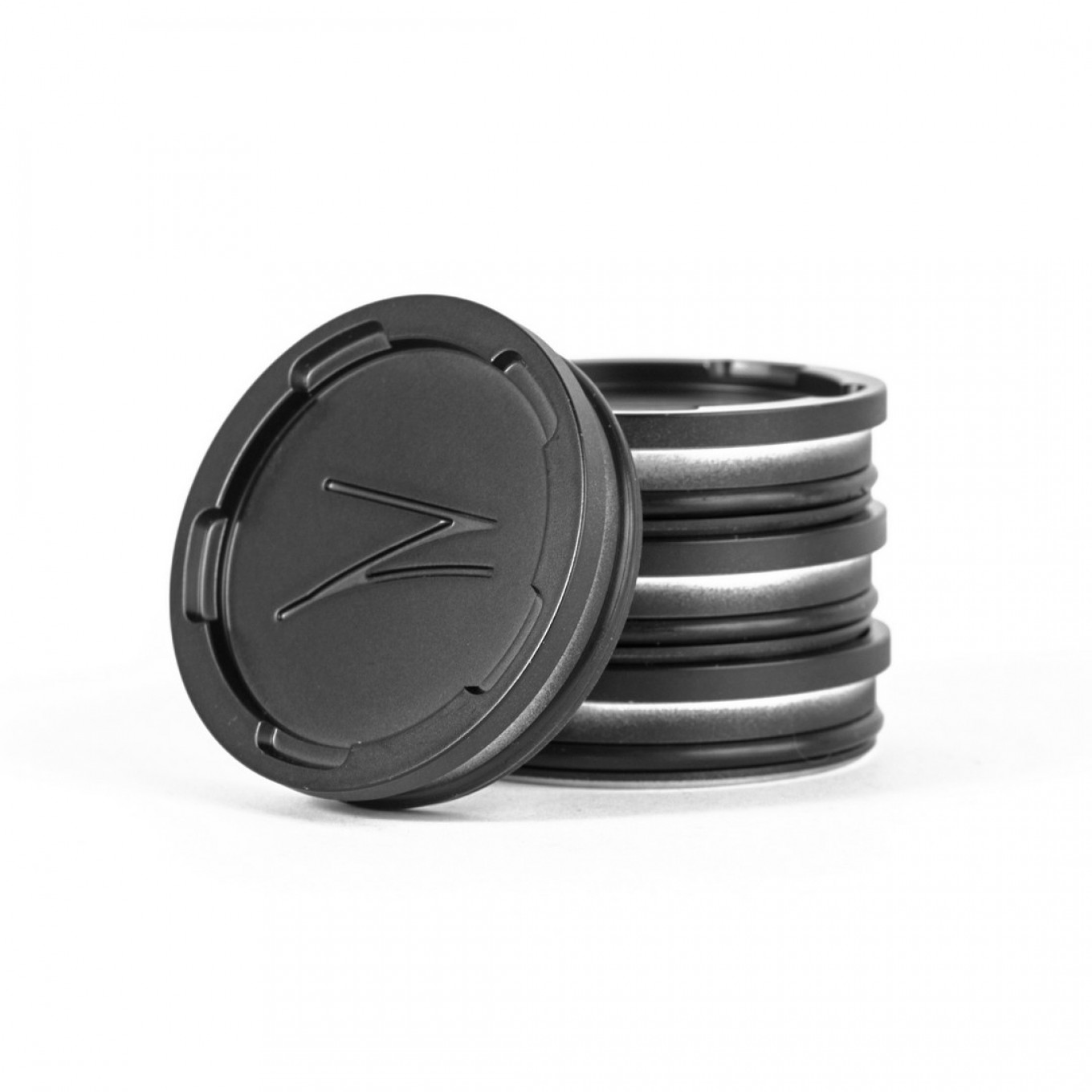 Z Centercaps | Satin Black + Satin Black Z